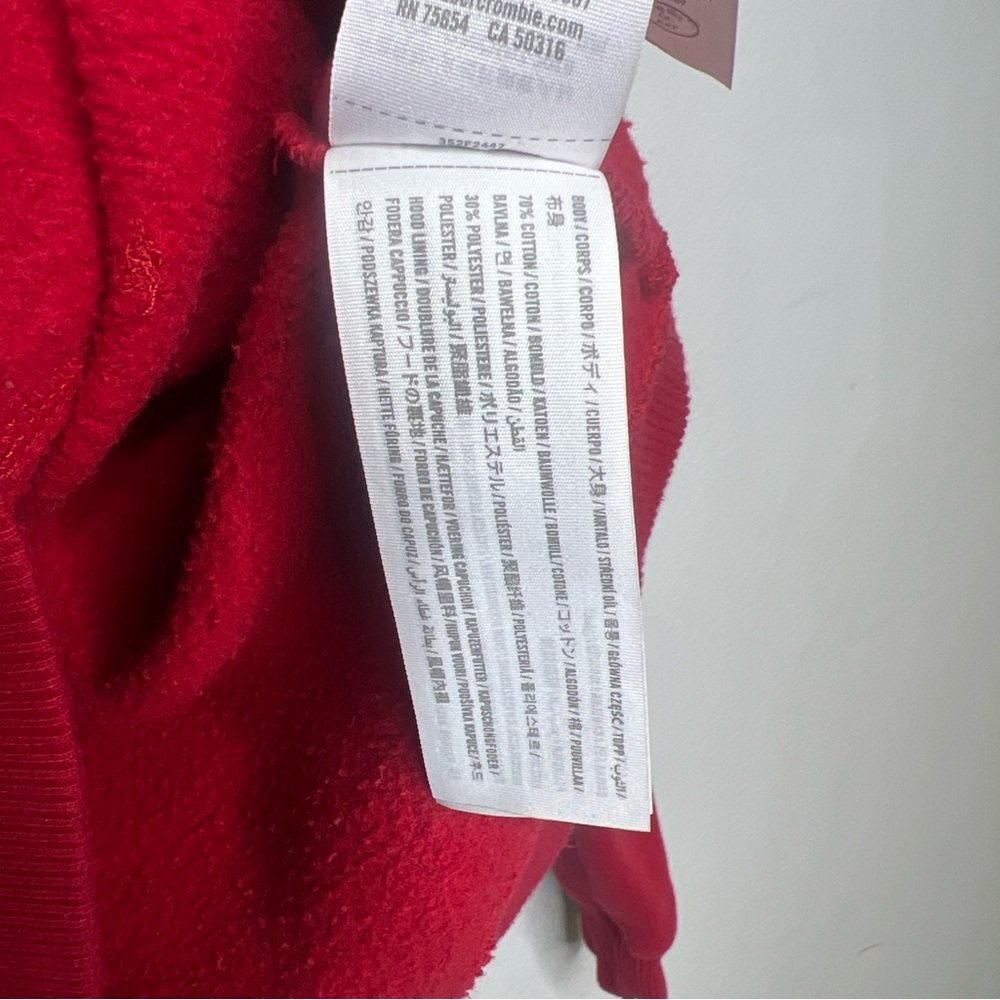 Hollister Bunlde of 2 Red & Gray Casual Pull over Hoodie Women’s Size XS - Picture 6 of 16